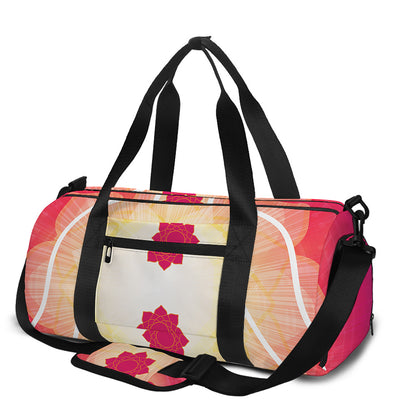 Mandala Chakras Aura Print Gym Bag