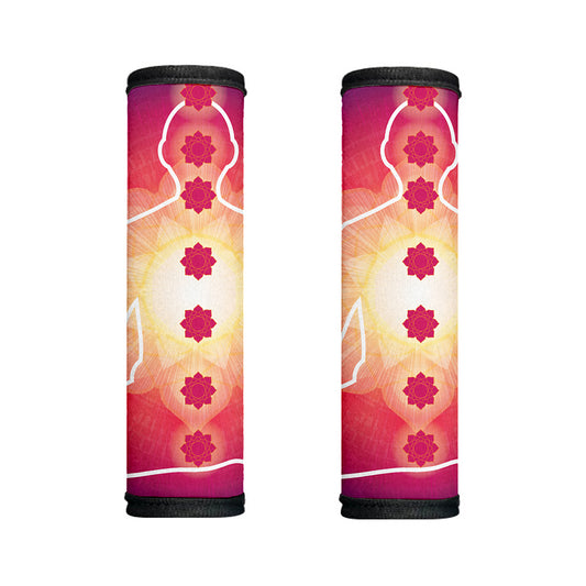 Mandala Chakras Aura Print Handle Covers