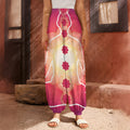 Mandala Chakras Aura Print Harem Pants
