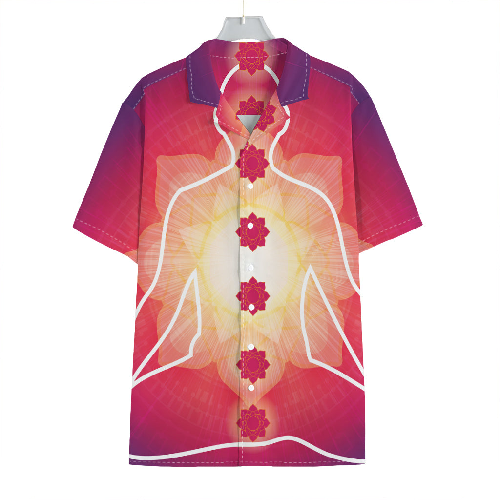 Mandala Chakras Aura Print Hawaiian Shirt