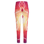 Mandala Chakras Aura Print High-Waisted Pocket Leggings