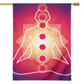 Mandala Chakras Aura Print House Flag