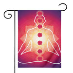 Mandala Chakras Aura Print House Flag