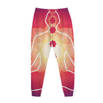 Mandala Chakras Aura Print Jogger Pants