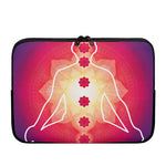 Mandala Chakras Aura Print Laptop Sleeve