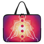 Mandala Chakras Aura Print Laptop Sleeve With Handle