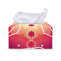 Mandala Chakras Aura Print Leather Tissue Box Cover