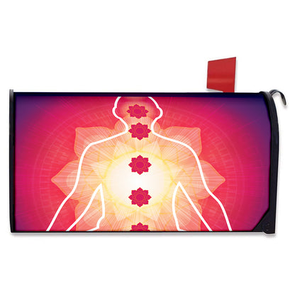 Mandala Chakras Aura Print Mailbox Cover