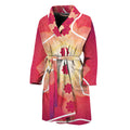 Mandala Chakras Aura Print Men's Bathrobe