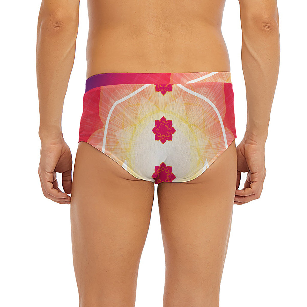 Mandala Chakras Aura Print Men's Briefs