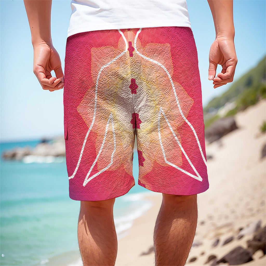 Mandala Chakras Aura Print Men's Cargo Shorts