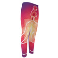 Mandala Chakras Aura Print Men's Compression Pants