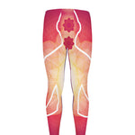 Mandala Chakras Aura Print Men's leggings