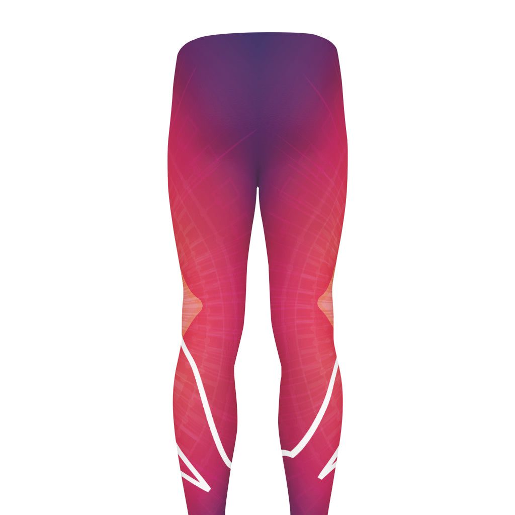 Mandala Chakras Aura Print Men's leggings