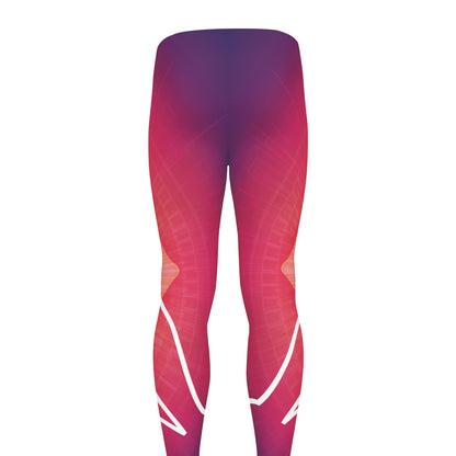 Mandala Chakras Aura Print Men's leggings