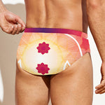 Mandala Chakras Aura Print Men's Swim Briefs