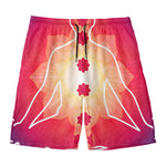 Mandala Chakras Aura Print Men's Swim Trunks