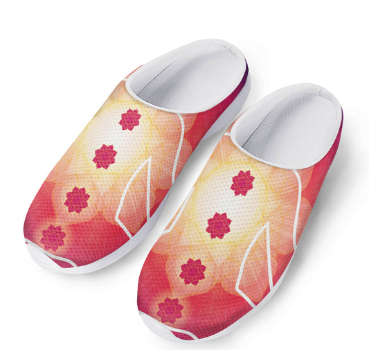 Mandala Chakras Aura Print Mesh Casual Shoes