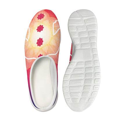 Mandala Chakras Aura Print Mesh Casual Shoes
