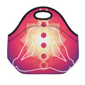 Mandala Chakras Aura Print Neoprene Lunch Bag