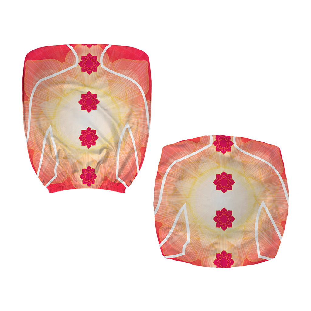 Mandala Chakras Aura Print Office Chair Cover