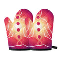 Mandala Chakras Aura Print Oven Mitts