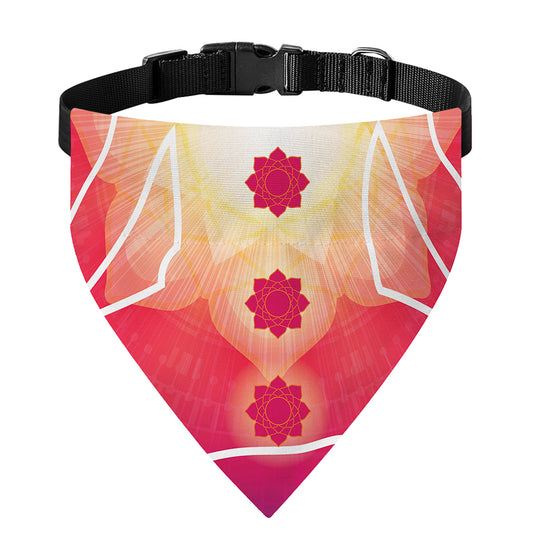 Mandala Chakras Aura Print Over The Collar Dog Bandana
