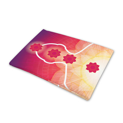 Mandala Chakras Aura Print Pet Cooling Mat Cover