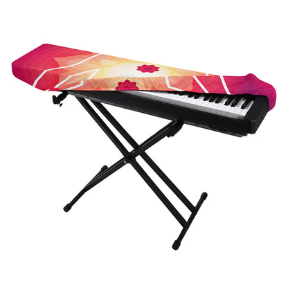 Mandala Chakras Aura Print Piano Keyboard Cover