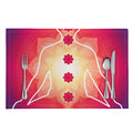 Mandala Chakras Aura Print Placemat