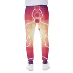 Mandala Chakras Aura Print Scuba Joggers