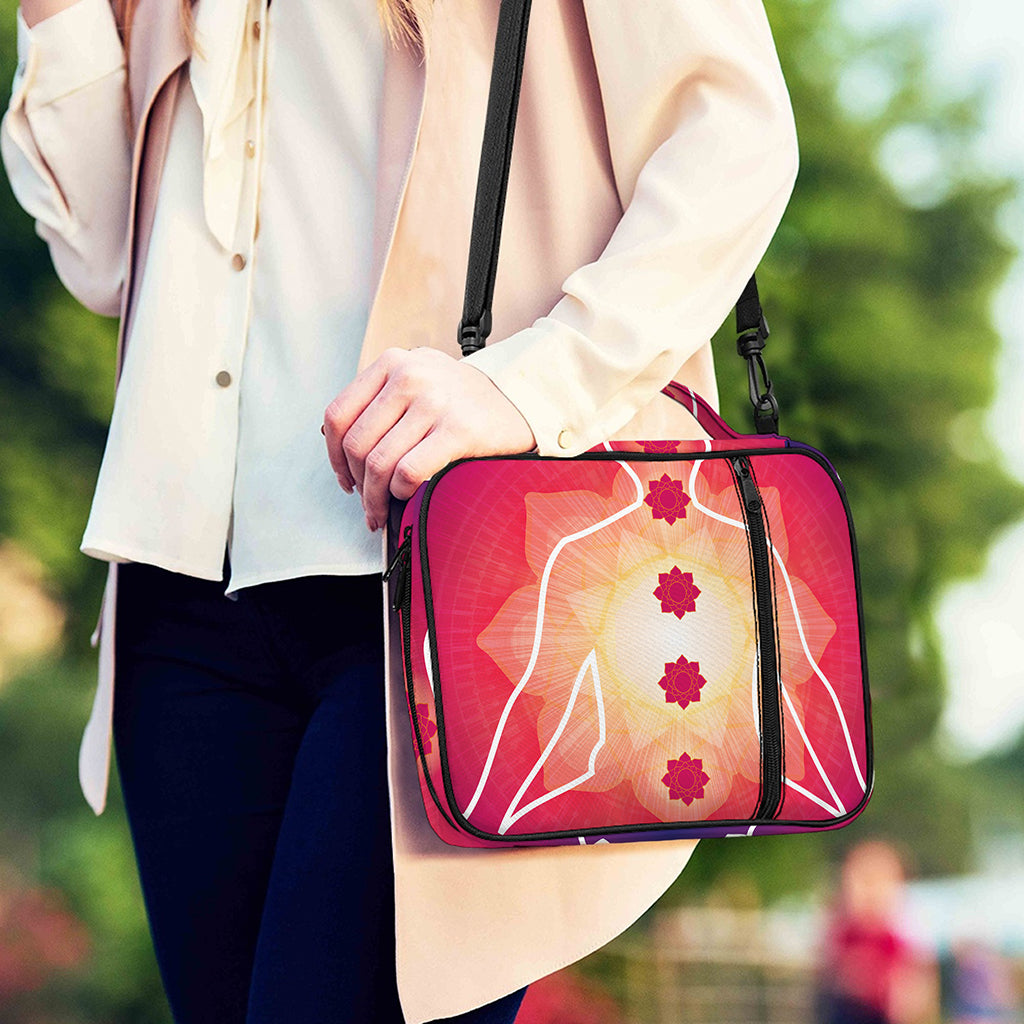 Mandala Chakras Aura Print Shoulder Strap Bible Bag