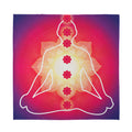 Mandala Chakras Aura Print Silk Bandana