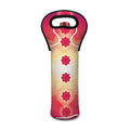 Mandala Chakras Aura Print Single Neoprene Wine Tote