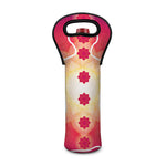 Mandala Chakras Aura Print Single Neoprene Wine Tote