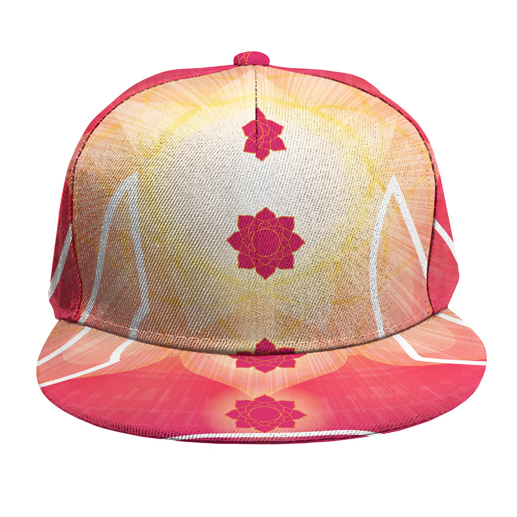 Mandala Chakras Aura Print Snapback Cap