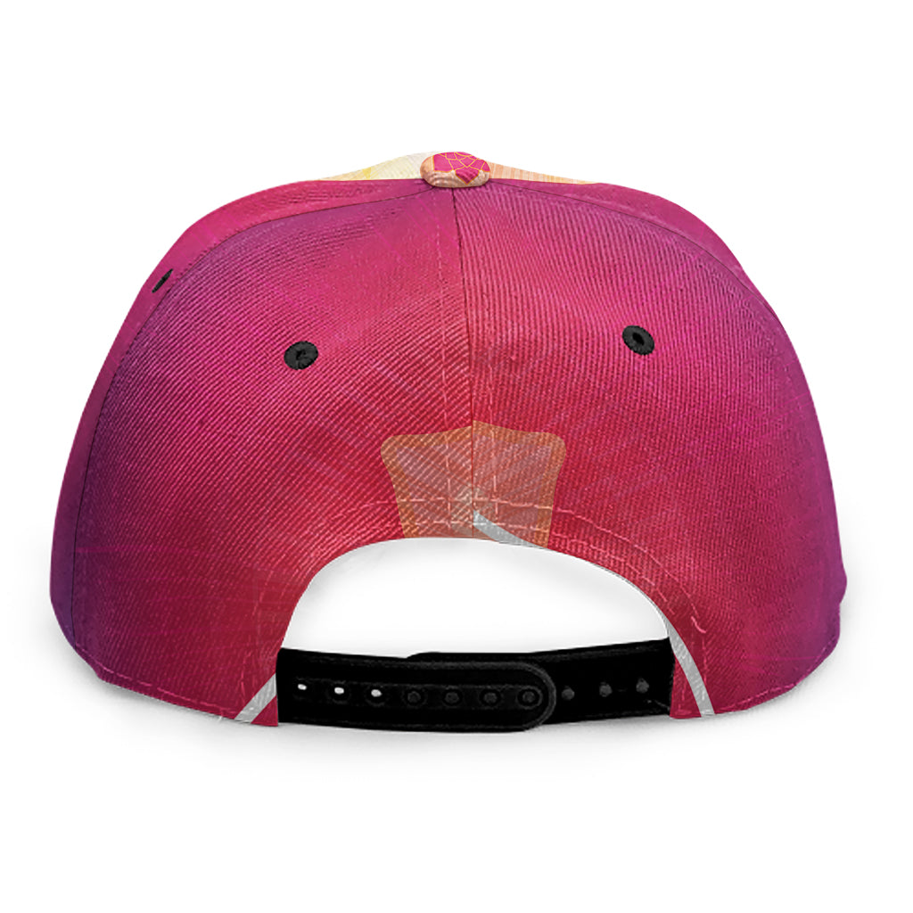 Mandala Chakras Aura Print Snapback Cap