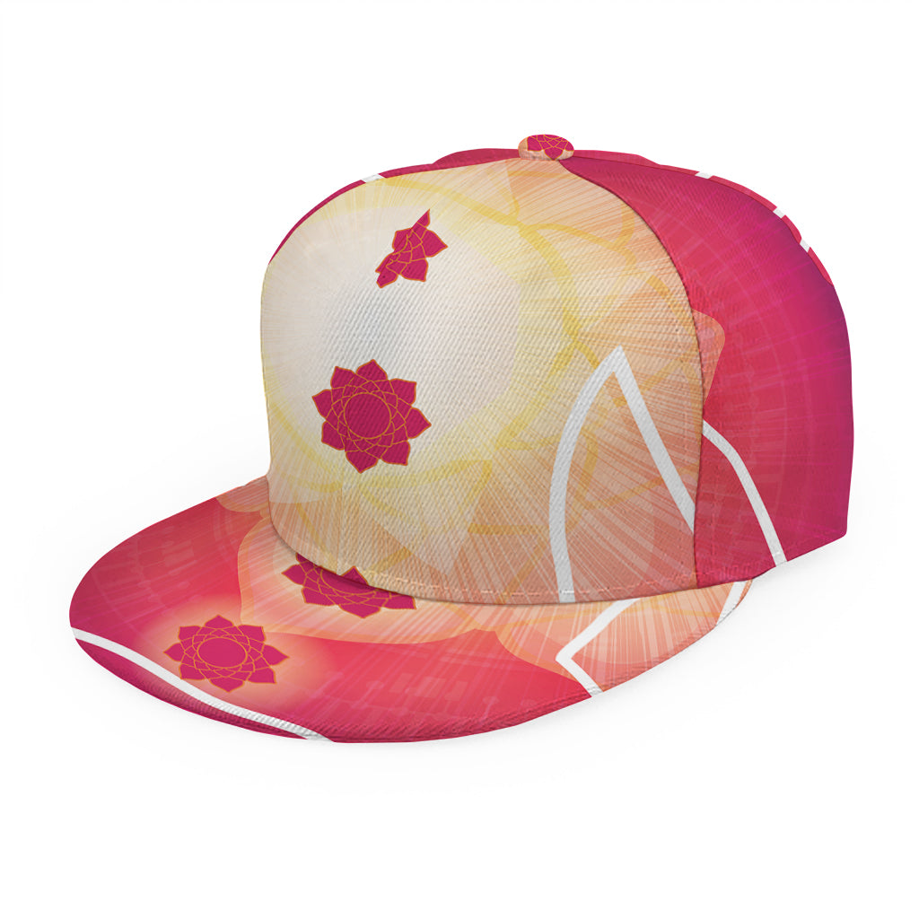 Mandala Chakras Aura Print Snapback Cap
