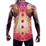 Mandala Chakras Aura Print Training Tank Top