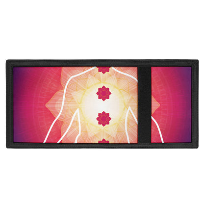 Mandala Chakras Aura Print Trifold Wallet
