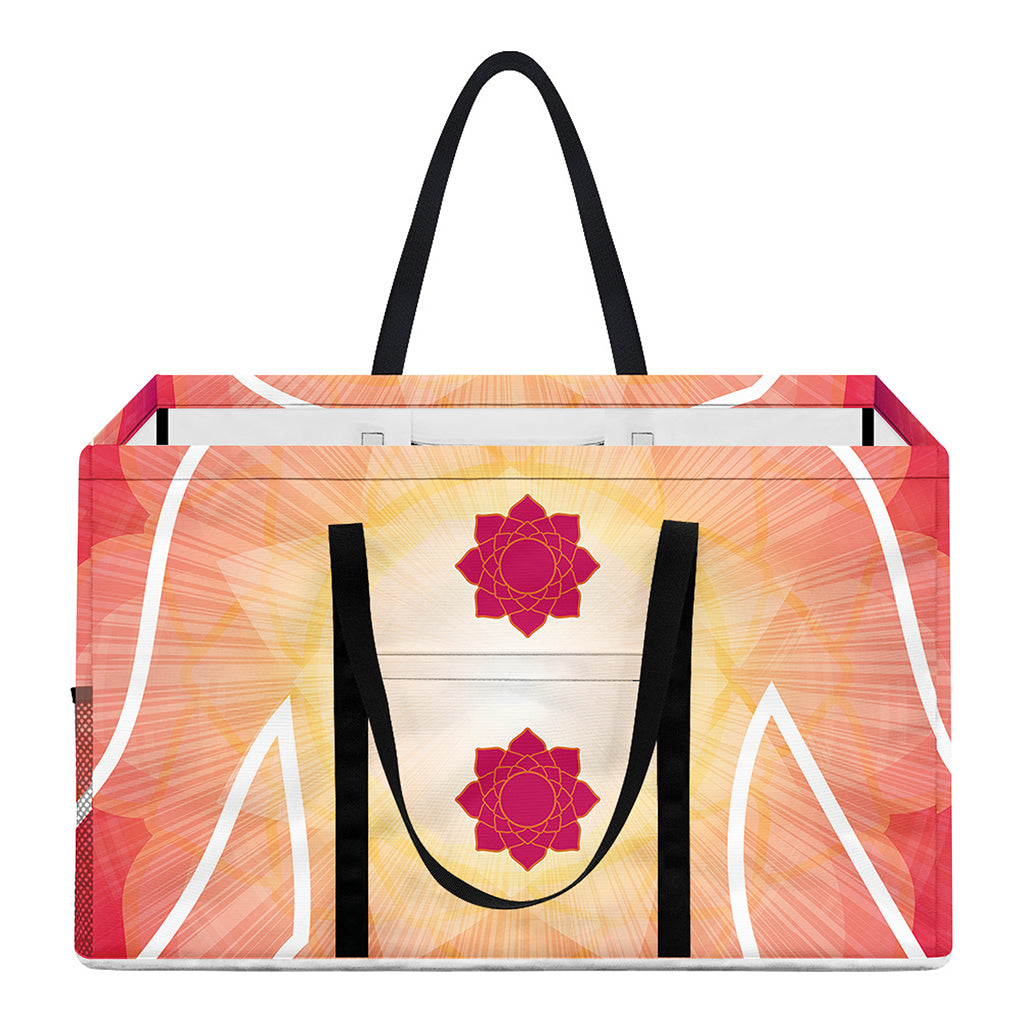 Mandala Chakras Aura Print Utility Tote Bag