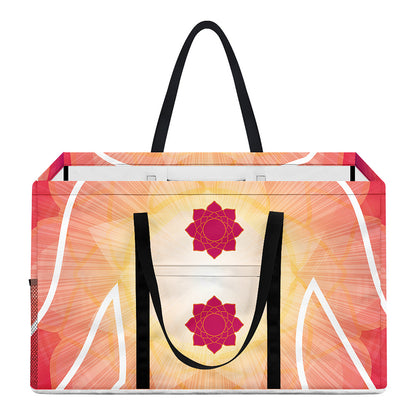 Mandala Chakras Aura Print Utility Tote Bag