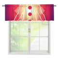 Mandala Chakras Aura Print Window Valance