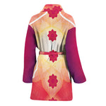 Mandala Chakras Aura Print Women's Bathrobe