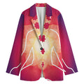 Mandala Chakras Aura Print Women's Blazer