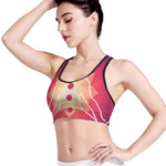 Mandala Chakras Aura Print Women's Sports Bra