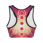 Mandala Chakras Aura Print Women's Sports Bra