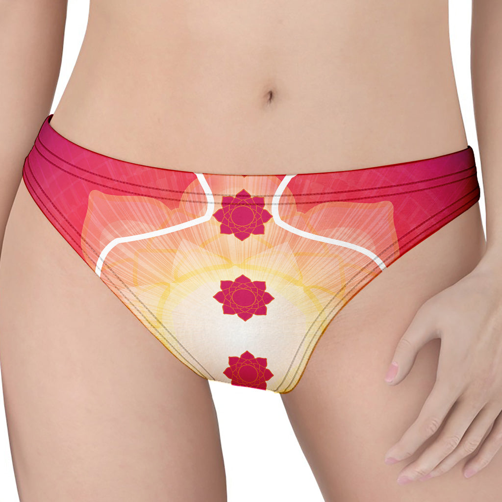 Mandala Chakras Aura Print Women's Thong