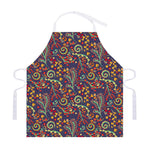 Mandala Floral Bohemian Pattern Print Adjustable Apron