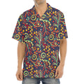 Mandala Floral Bohemian Pattern Print Aloha Shirt